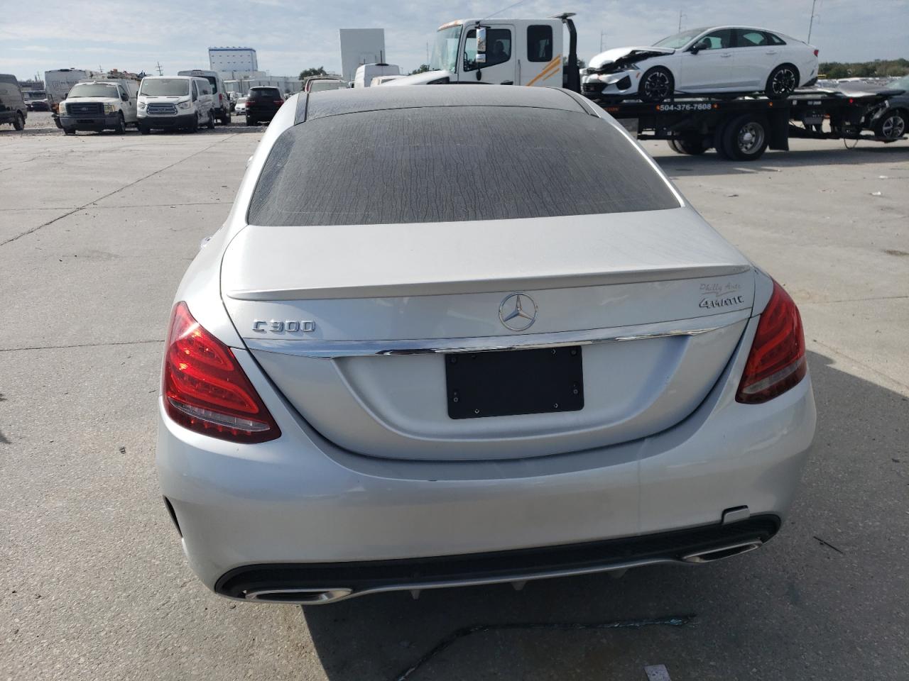 2016 Mercedes-Benz C-klasse VIN 55SWF4KB3GU157451 Copart auction photo, front end damage thumbnail 6