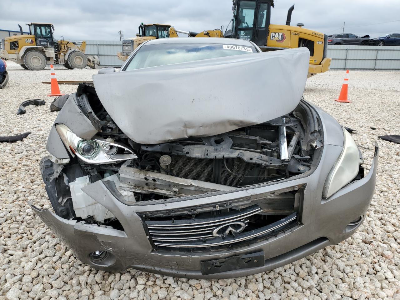 2013 Infiniti M VIN JN1BY1AP0DM512605 Copart auction photo, front end damage thumbnail 5