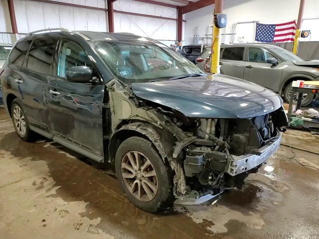 2014 Nissan Pathfinder VIN 5N1AR2MM6EC625717 Copart auction photo, front end / side damage thumbnail 15