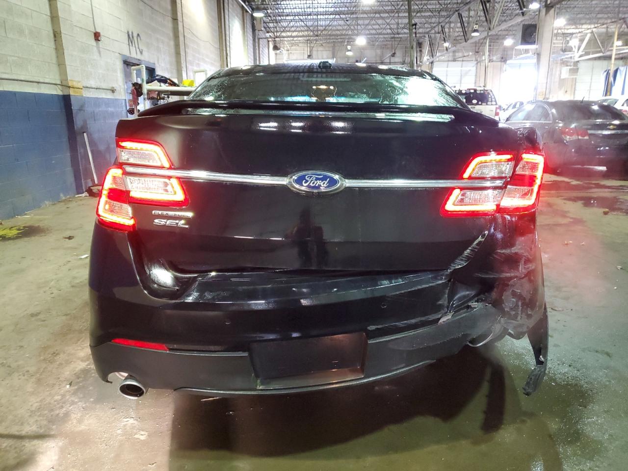 2016 Ford Taurus VIN 1FAHP2E86GG136195 Copart auction photo, rear end / front end damage thumbnail 6