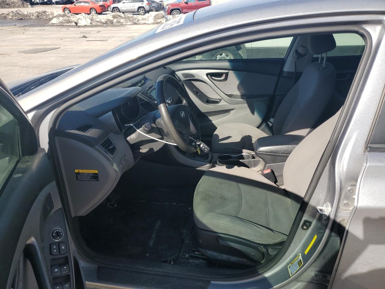 2015 Hyundai Elantra VIN KMHDH4AE7FU249646 Copart auction photo, mechanical damage thumbnail 7