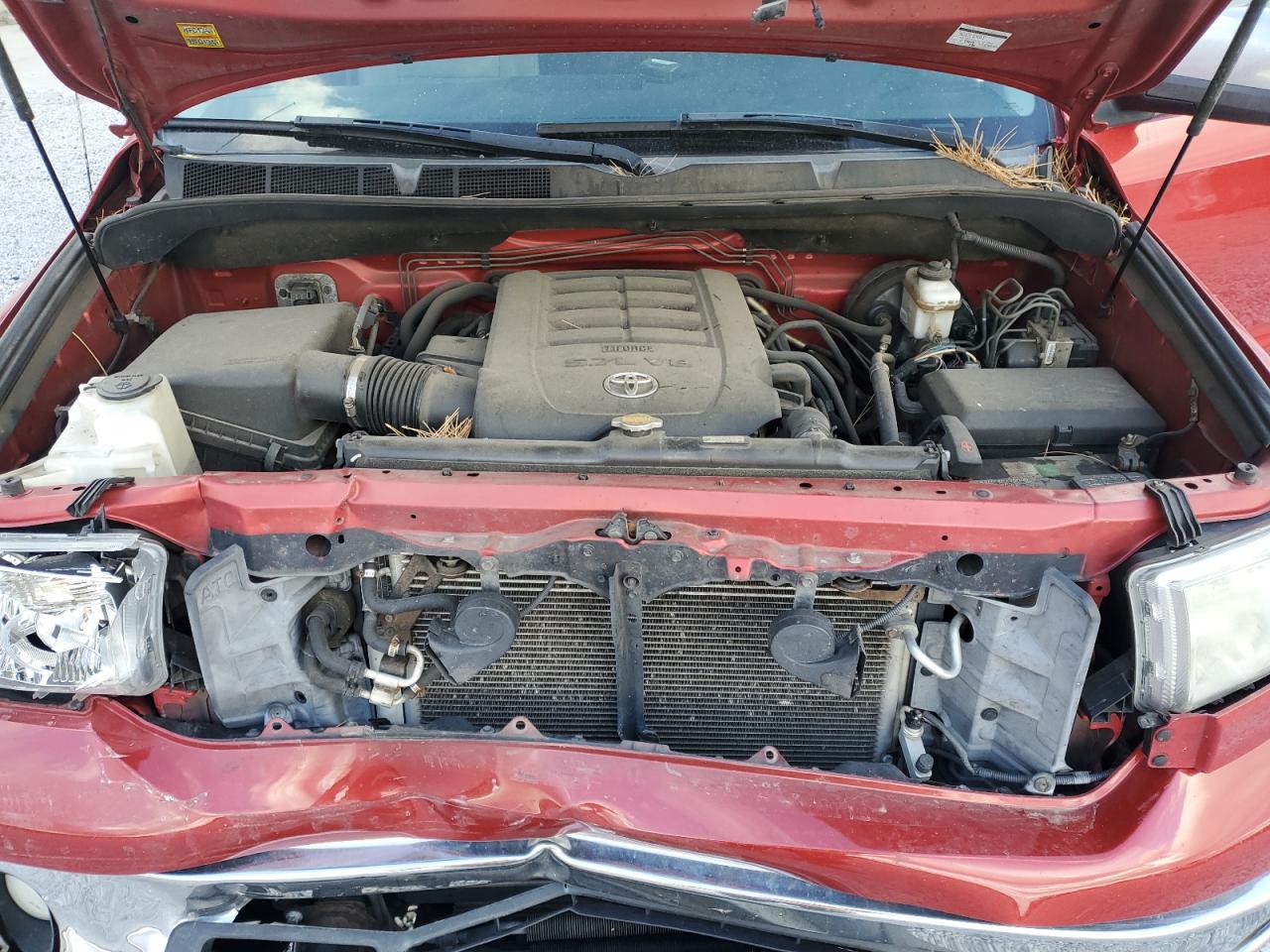 2012 Toyota Tundra VIN 5TFHY5F12CX215285 Copart auction photo, front end damage thumbnail 13