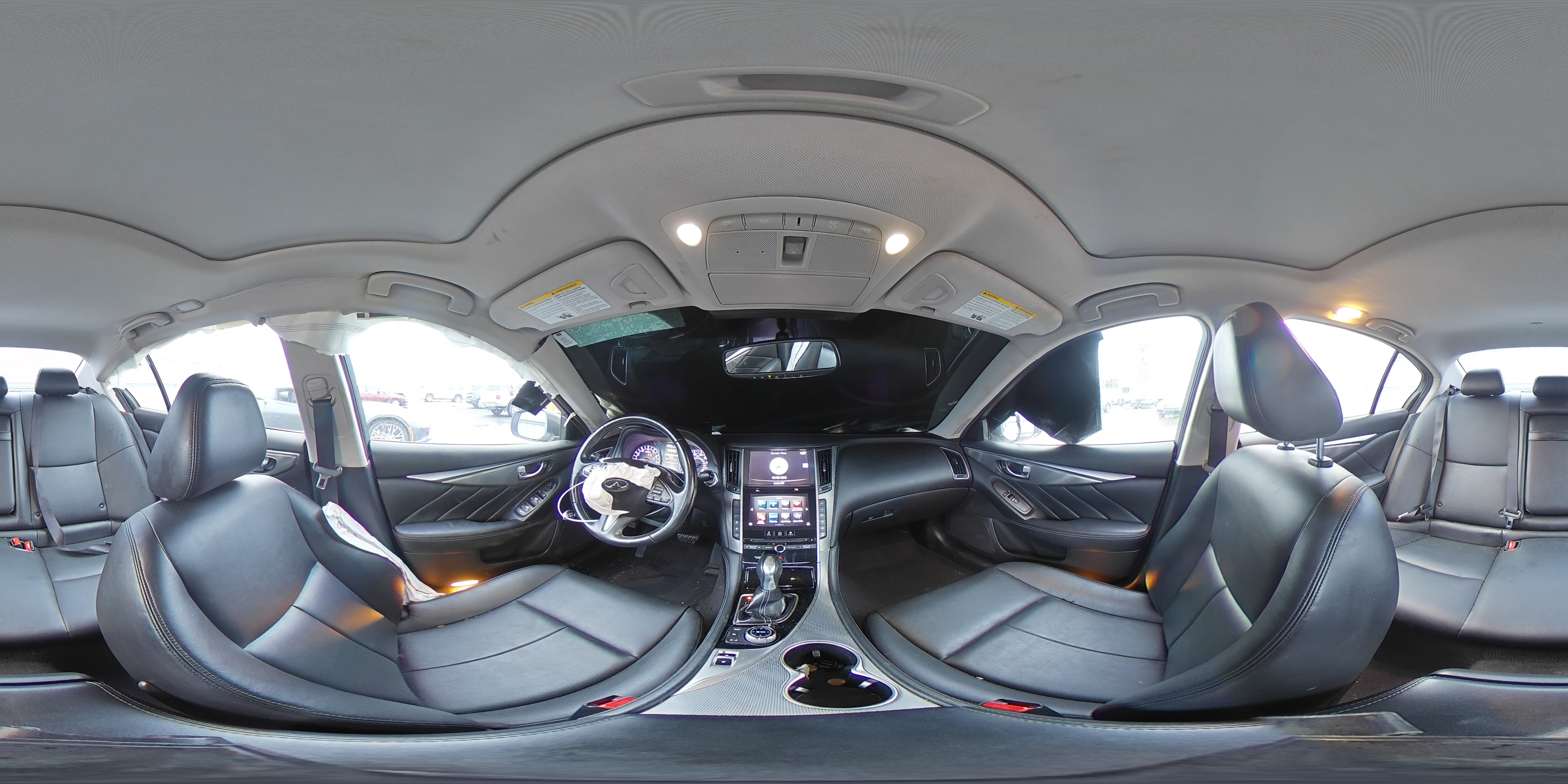 2017 Infiniti Q50 VIN JN1CV7APXHM641540 Copart auction photo, front end damage thumbnail 13