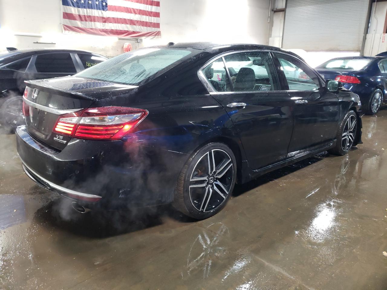 2016 Honda Accord VIN 1HGCR3F91GA032214 Copart auction photo, front end damage thumbnail 3