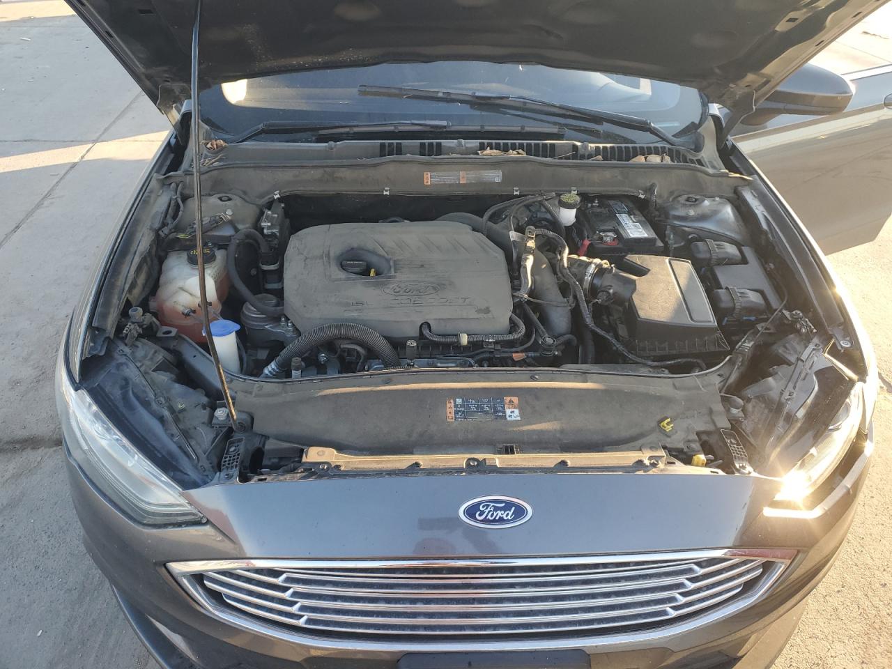2018 Ford Fusion VIN 3FA6P0HD8JR233144 Copart auction photo, rear end / front end damage thumbnail 11