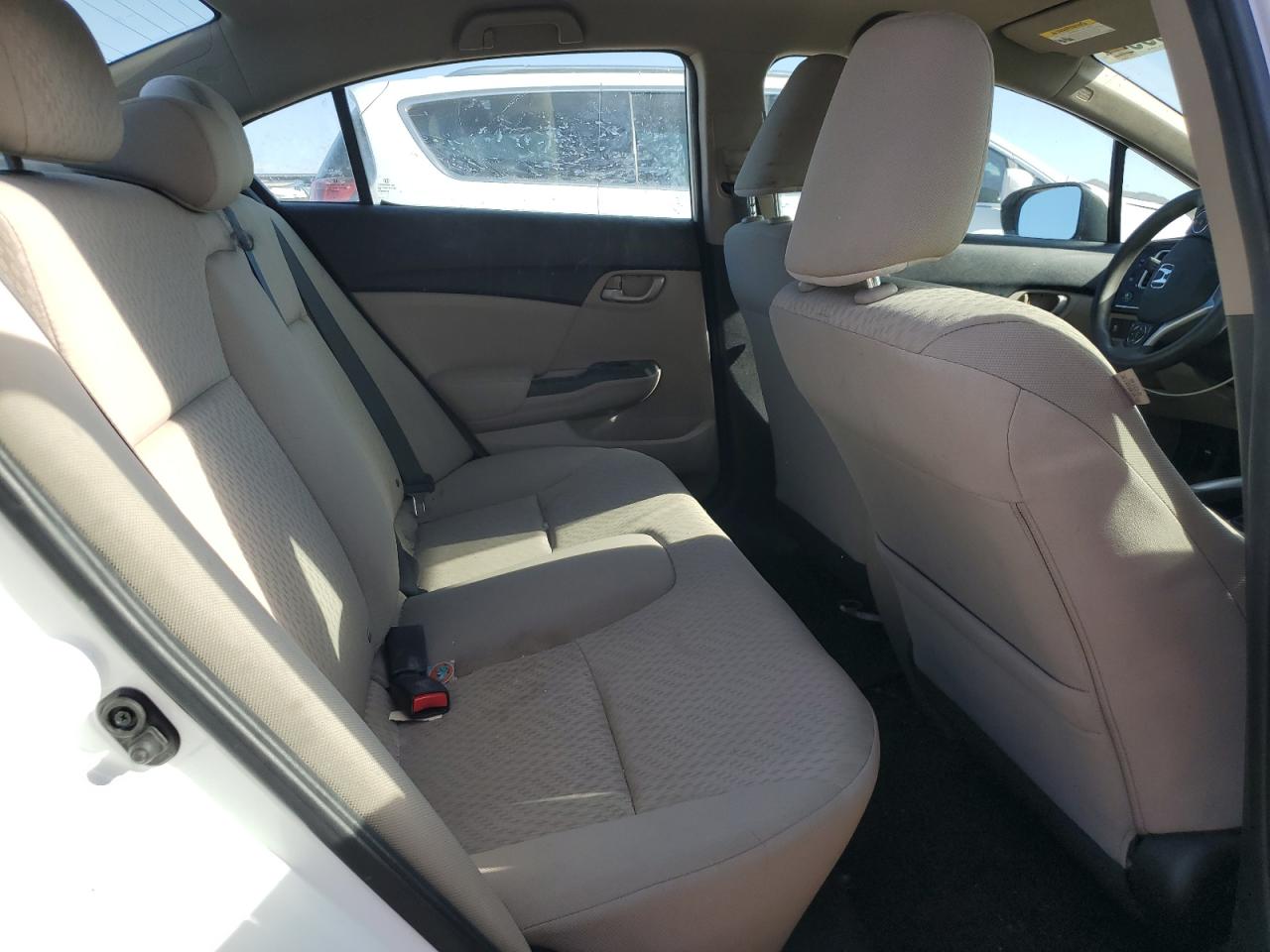 2015 Honda Civic VIN 19XFB2F79FE050352 Copart auction photo, rear end damage thumbnail 10