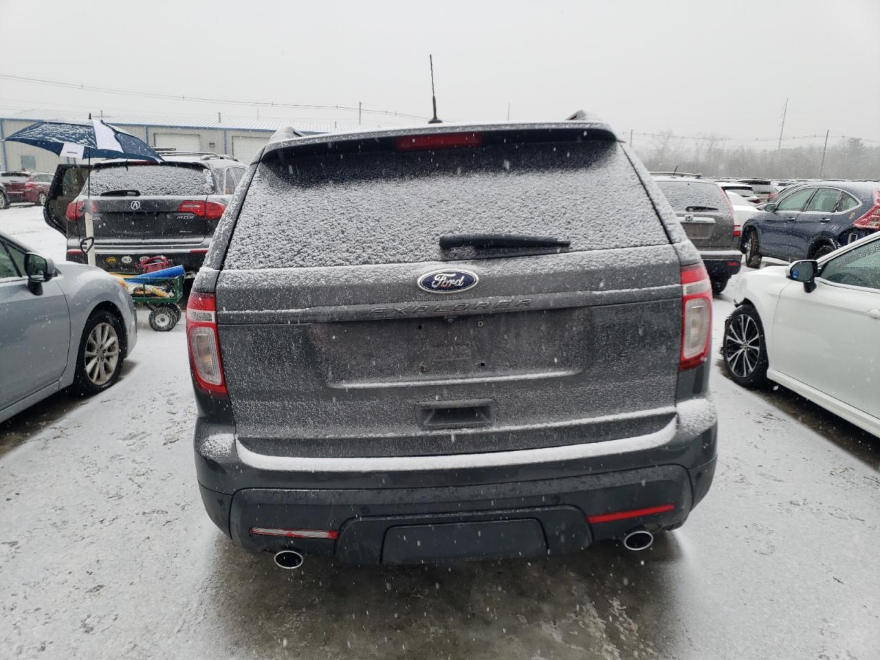 2015 Ford Explorer VIN 1FM5K8D84FGA11416 Copart auction photo, front end / minor dent/scratches damage thumbnail 6