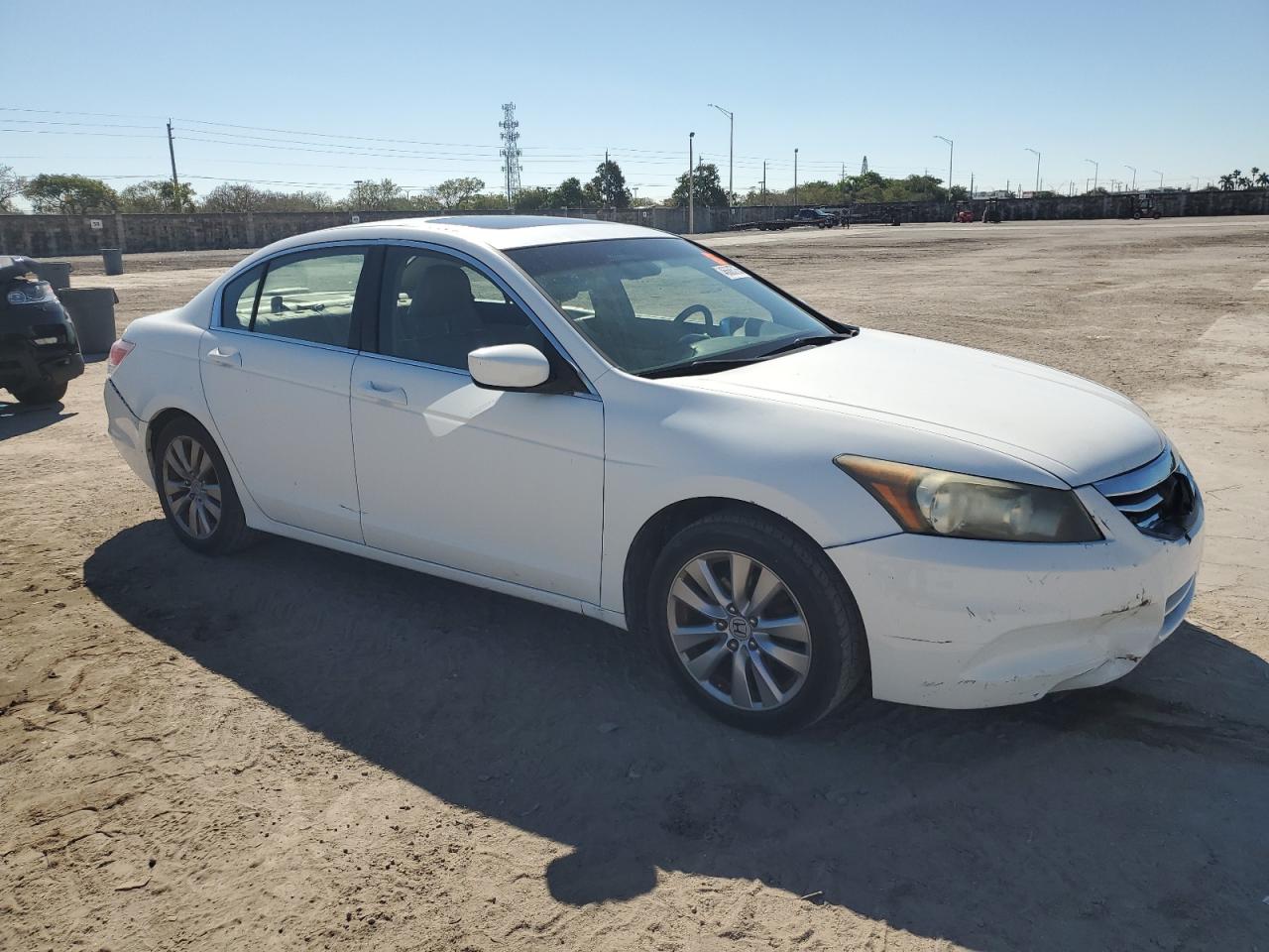 2011 Honda Accord VIN 1HGCP2F82BA144357 Copart auction photo, all over damage thumbnail 4