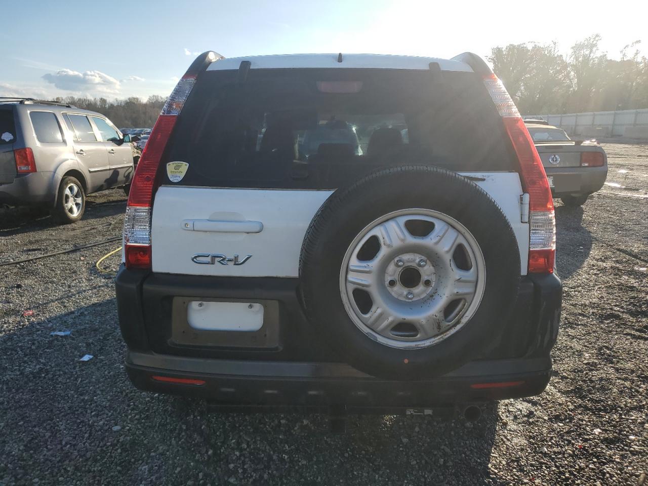 2006 Honda CR-V VIN SHSRD68556U408561 Copart auction photo, side damage thumbnail 6