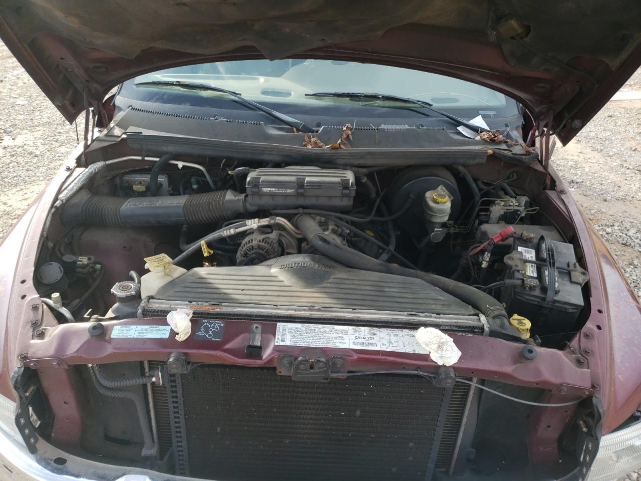 2001 Dodge RAM VIN 1B7HC13Y01J553700 Copart auction photo, side damage thumbnail 11