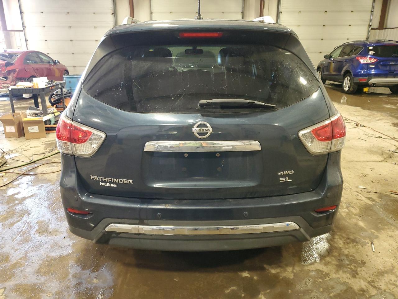 2014 Nissan Pathfinder VIN 5N1AR2MM6EC625717 Copart auction photo, front end / side damage thumbnail 6