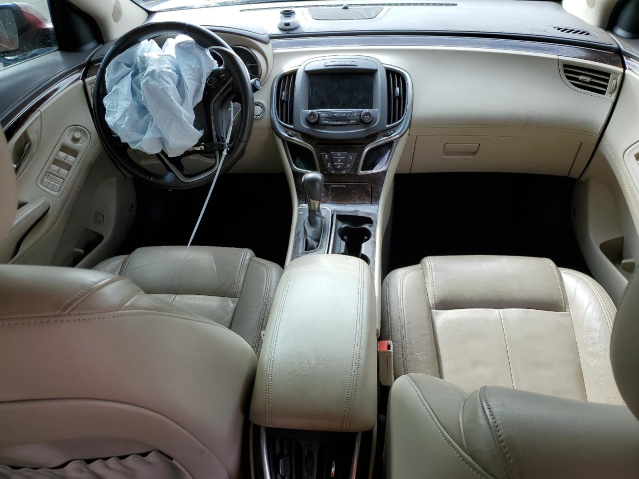 2014 Buick LaCrosse VIN 1G4GB5G33EF199289 Copart auction photo, front end / side damage thumbnail 8
