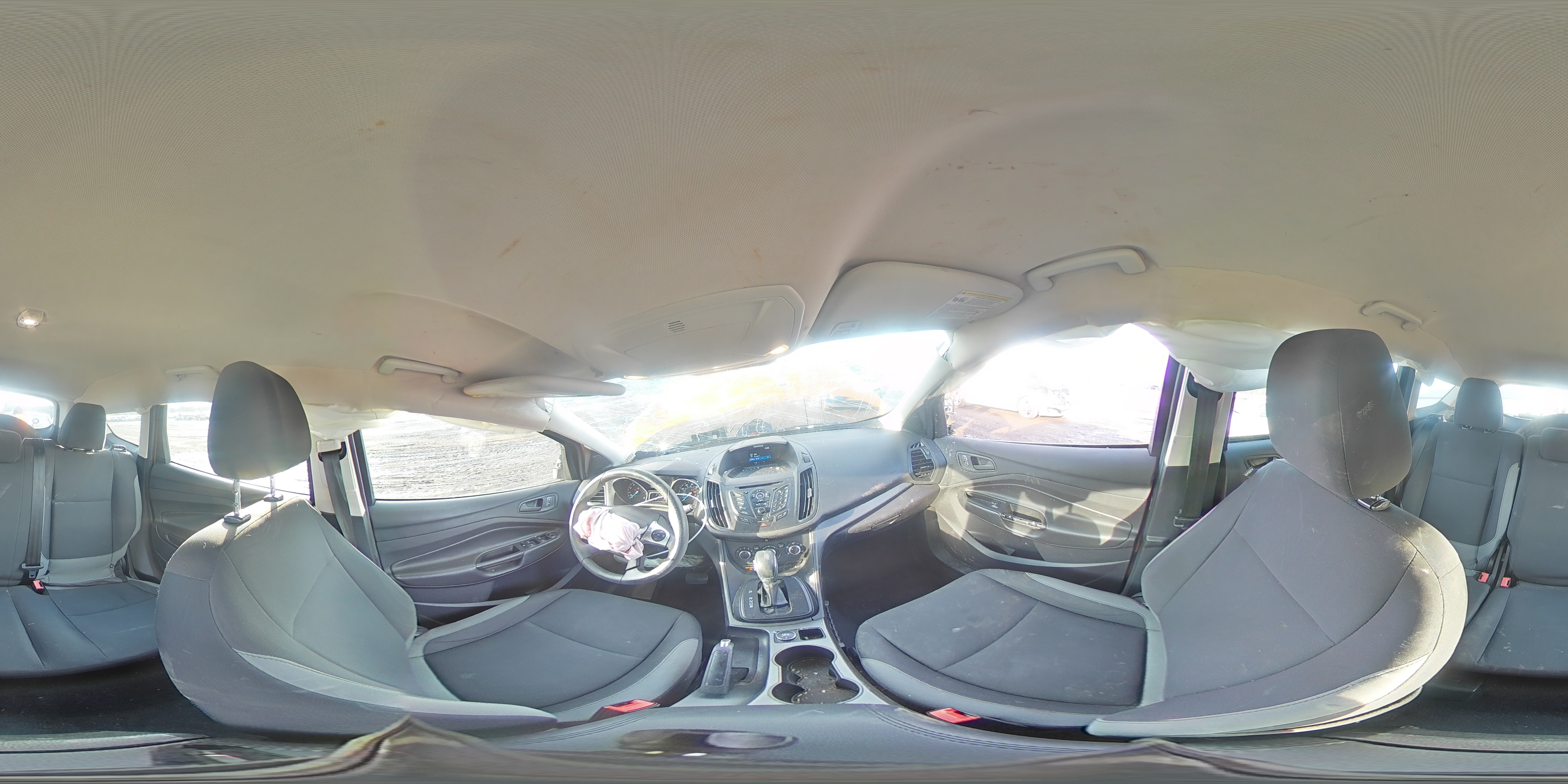 2016 Ford Escape VIN 1FMCU0F75GUA36755 Copart auction photo, rollover damage thumbnail 14