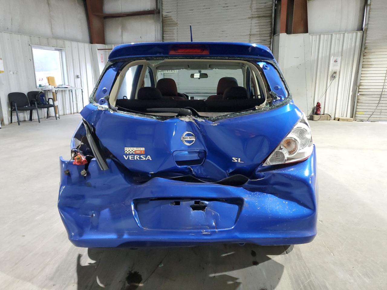 2010 Nissan Versa VIN 3N1BC1CPXAL438045 Copart auction photo, rear end damage thumbnail 6