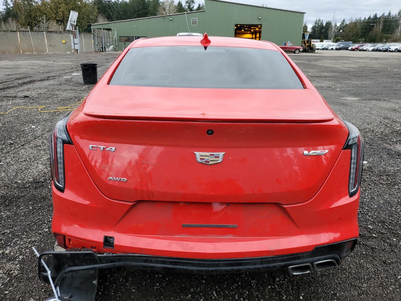 2020 Cadillac CT4 VIN 1G6DH5RL7L0155592 Copart auction photo, rear end / undercarriage damage thumbnail 6