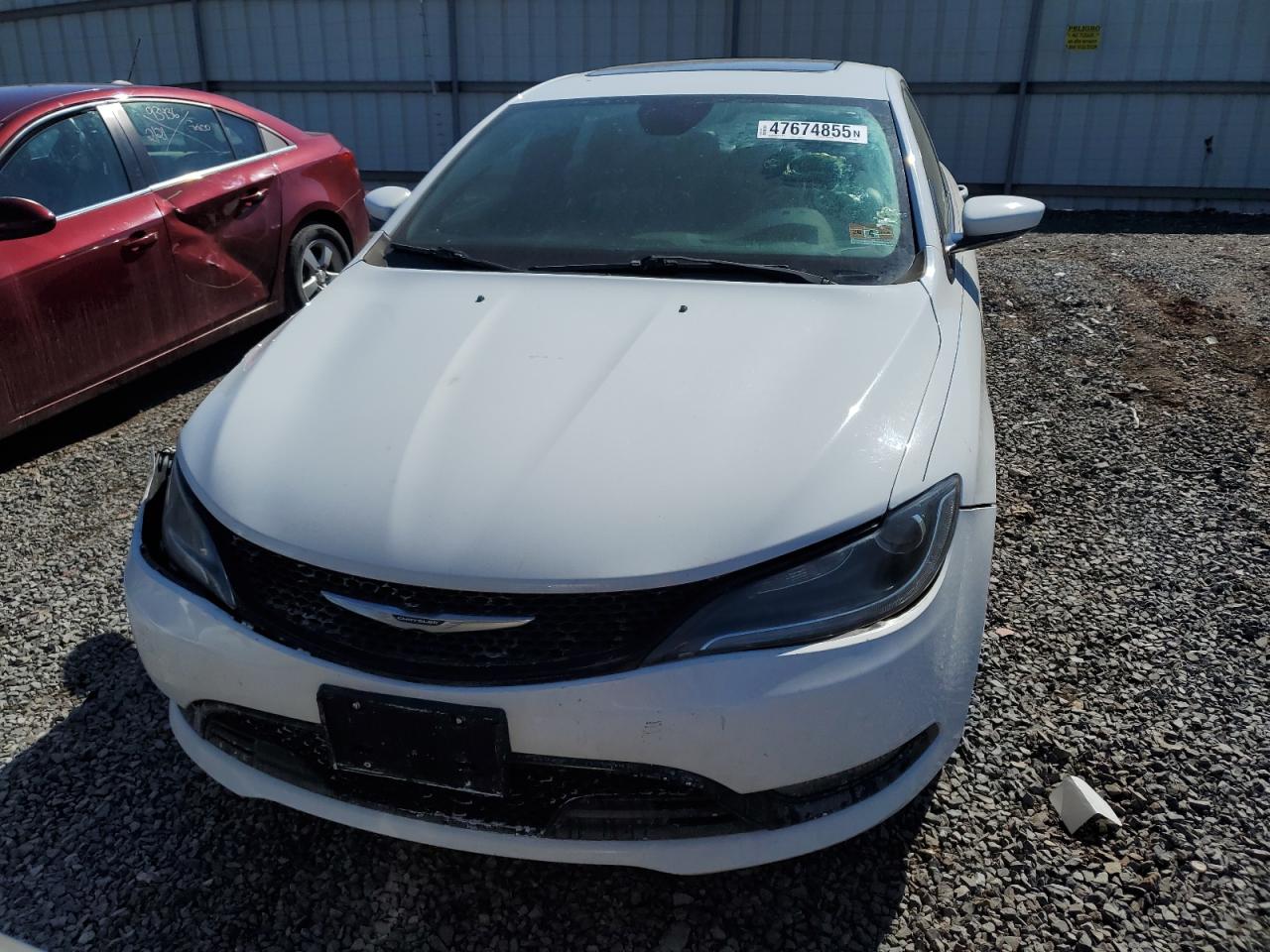 2016 Chrysler 200 VIN 1C3CCCDG0GN118354 Copart auction photo, front end / side damage thumbnail 5
