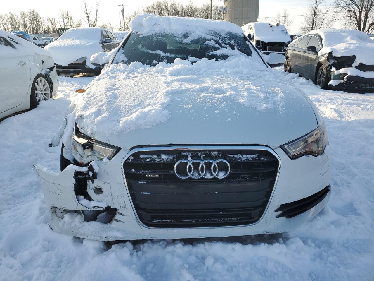 2015 Audi A6 VIN WAUGFAFC0FN027499 Copart auction photo, front end damage thumbnail 5