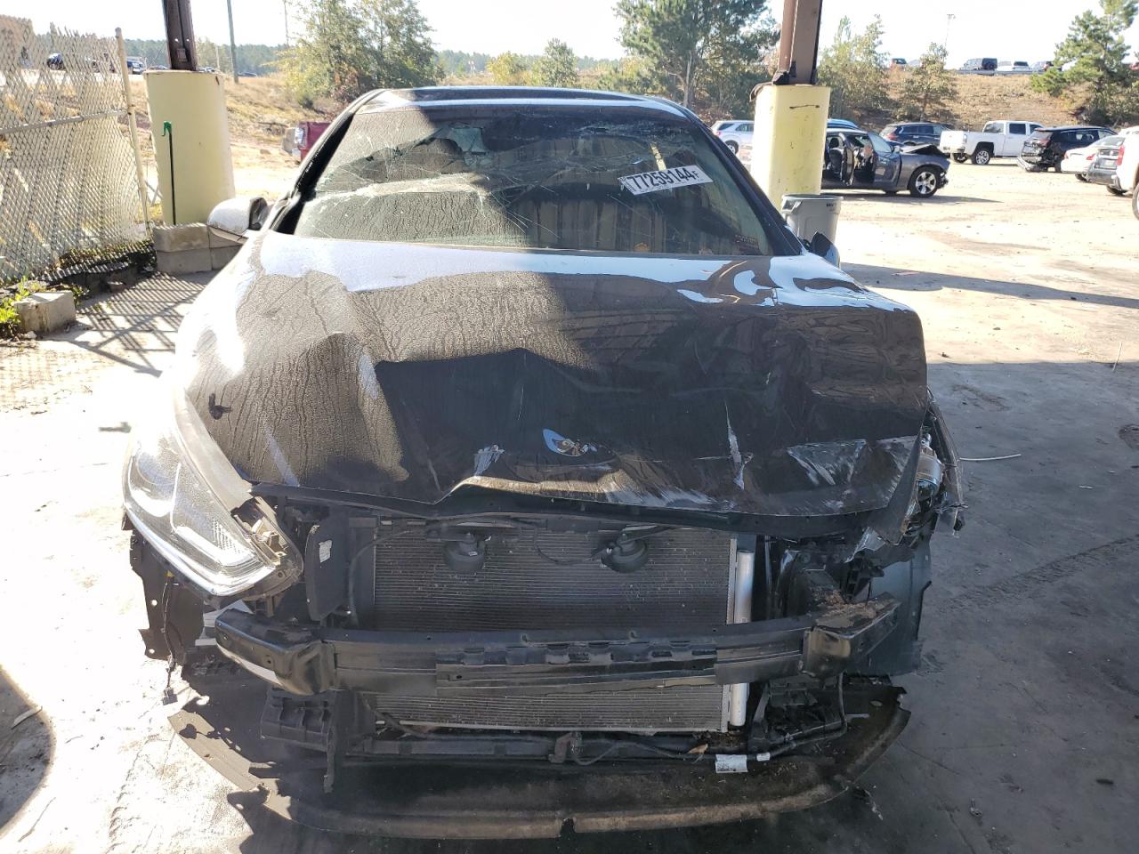 2019 Hyundai Sonata VIN 5NPE24AF6KH752396 Copart auction photo, top/roof damage thumbnail 5