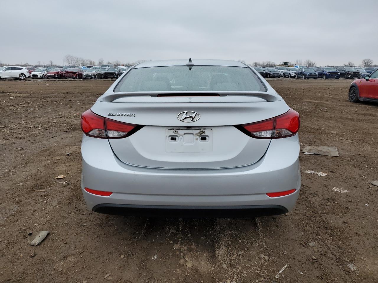 2016 Hyundai Elantra VIN KMHDH4AE5GU518955 Copart auction photo, front end damage thumbnail 6