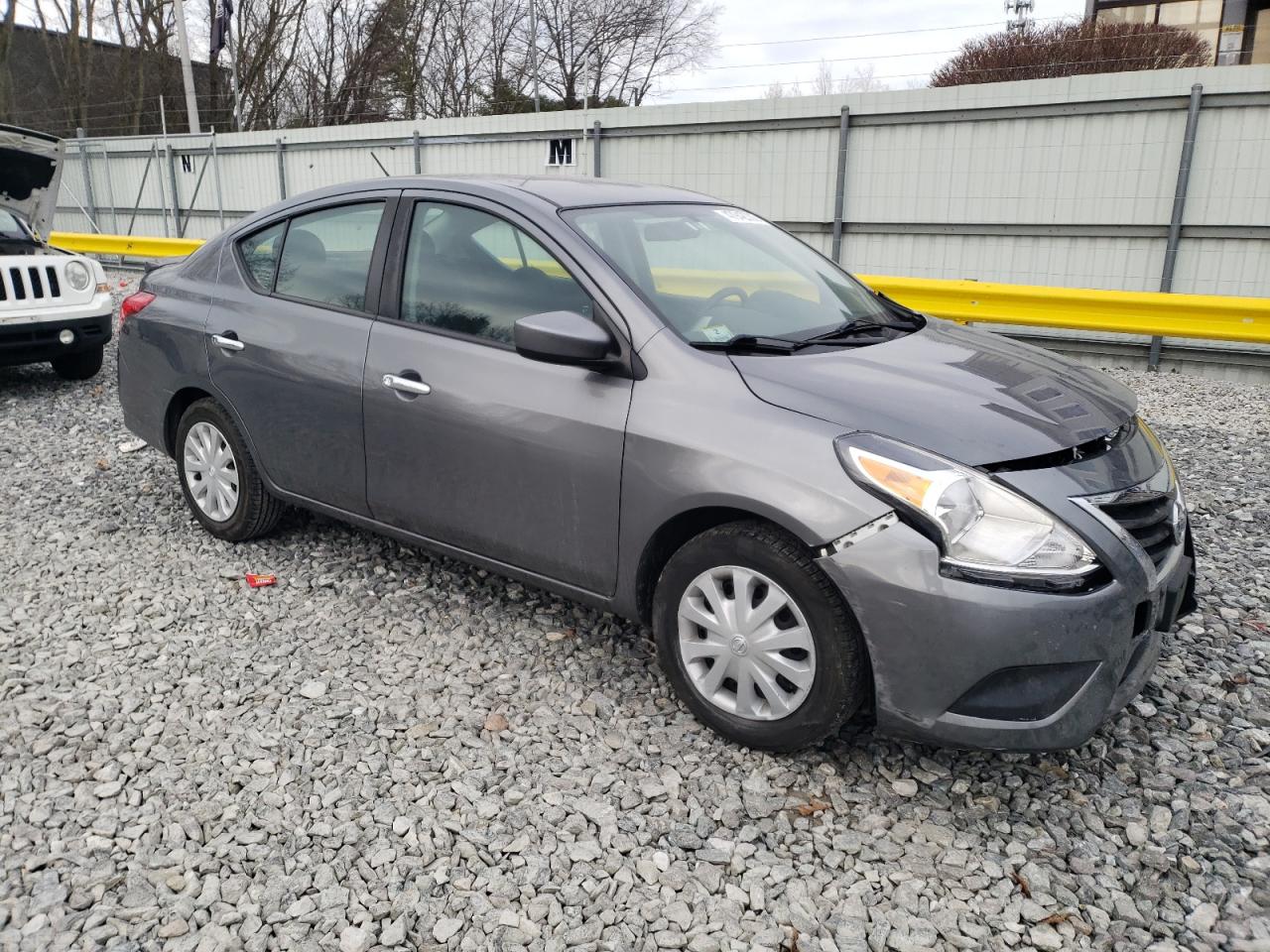 2018 Nissan Versa VIN 3N1CN7AP4JL877942 Copart auction photo, front end / side damage thumbnail 4