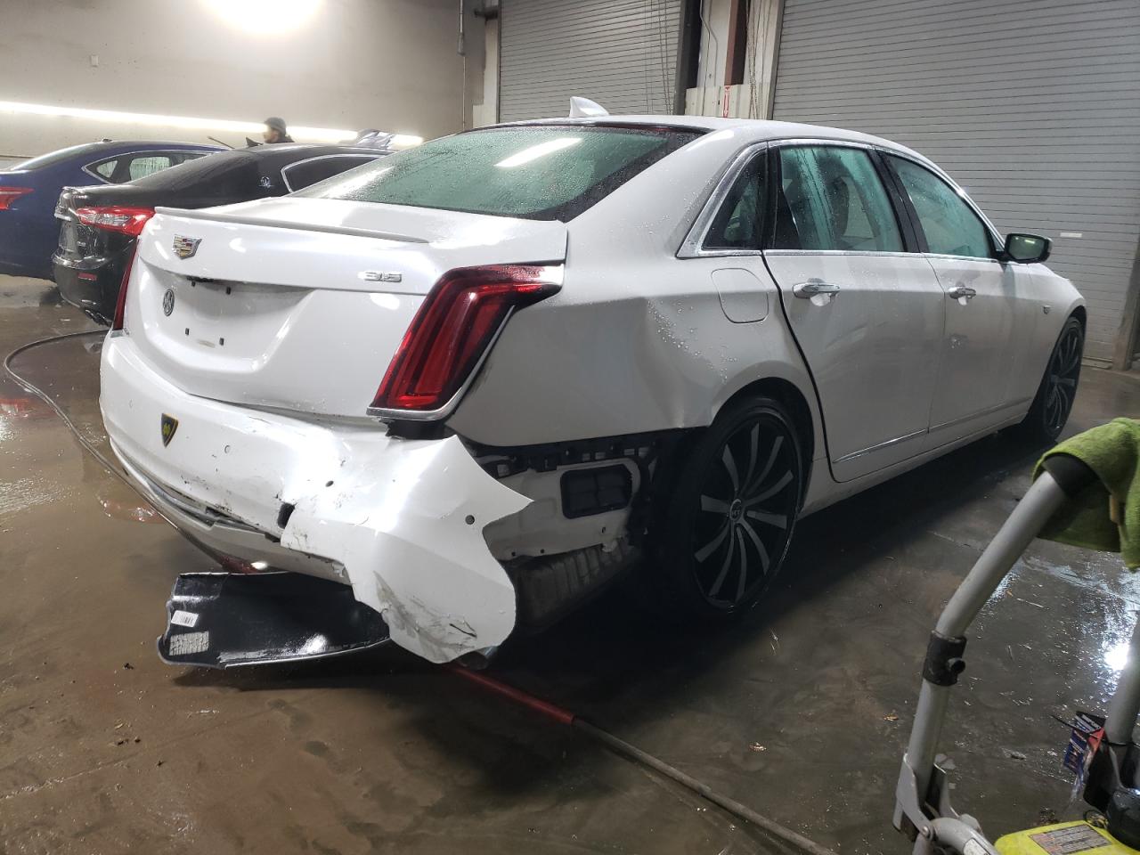 2017 Cadillac CT6 VIN 1G6KL5RS2HU128829 Copart auction photo, rear end / side damage thumbnail 3