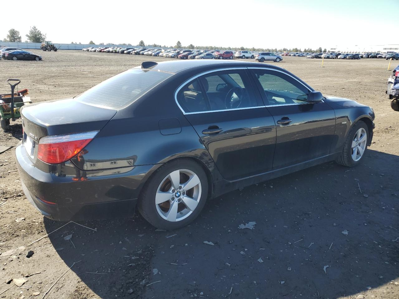 2008 BMW 5er VIN WBANV13578CZ54918 Copart auction photo, front end / side damage thumbnail 3