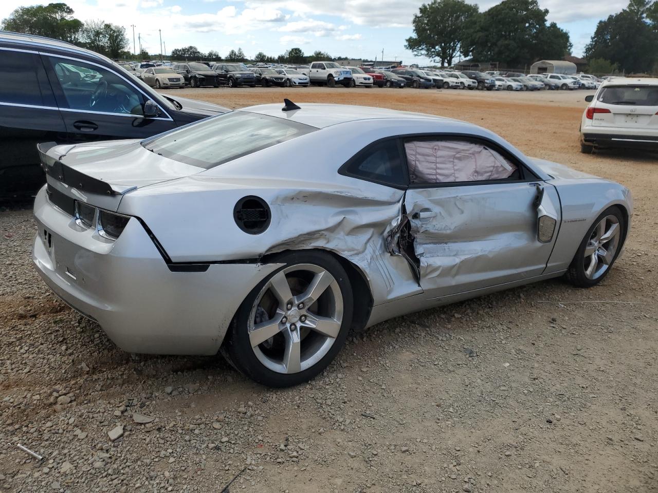 2010 Chevrolet Camaro VIN 2G1FT1EW9A9181653 Copart auction photo, side / rear end damage thumbnail 3