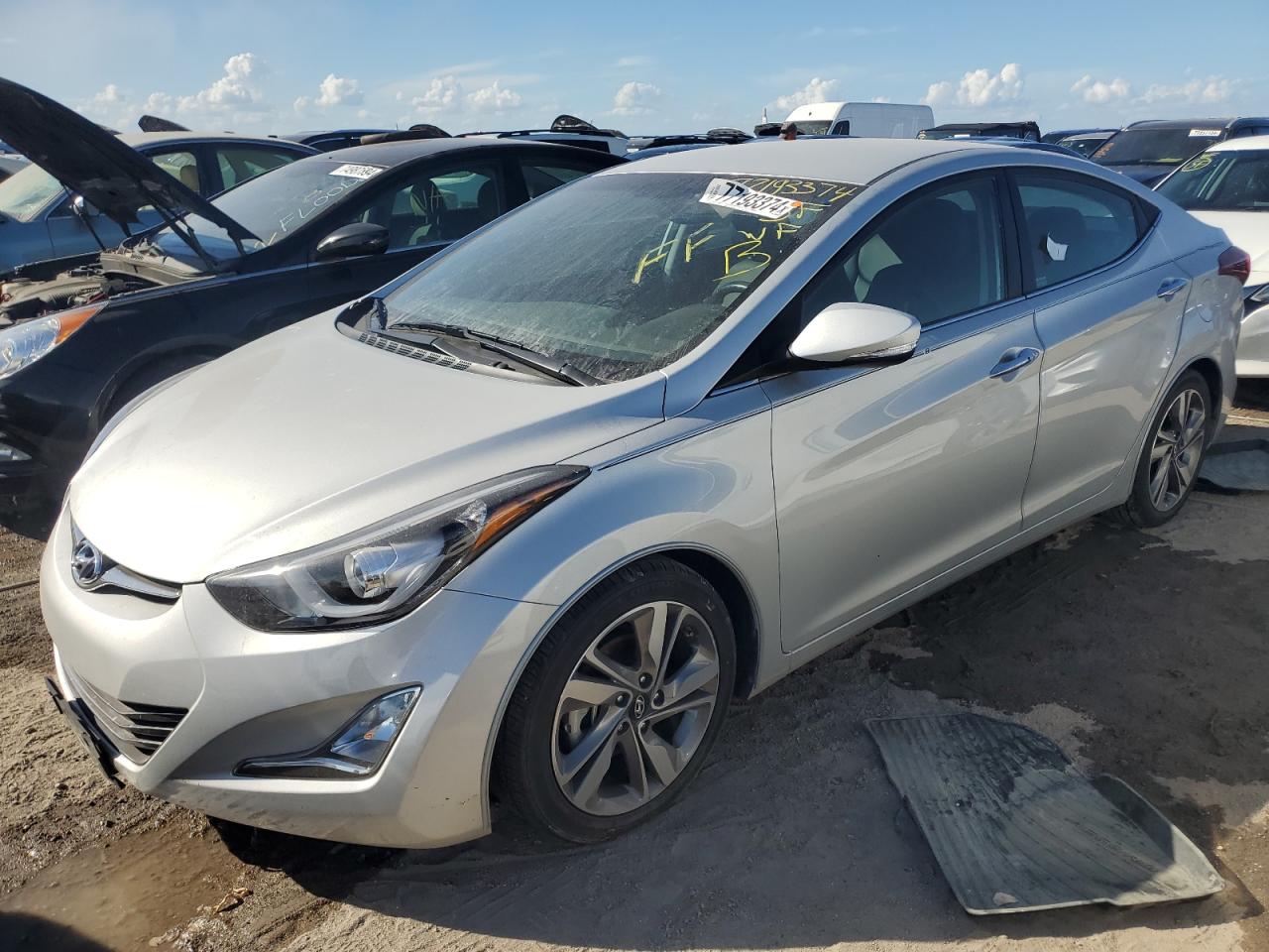2016 Hyundai Elantra VIN 5NPDH4AE5GH730477