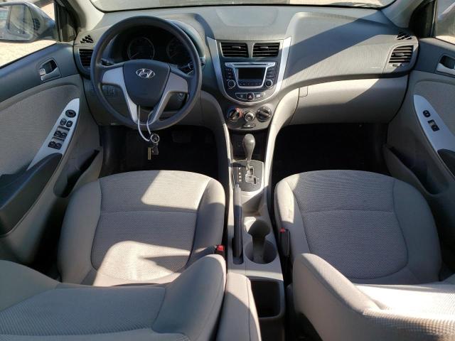 2014 Hyundai Accent VIN KMHCT4AE1EU672991 Copart auction photo, front end damage thumbnail 8