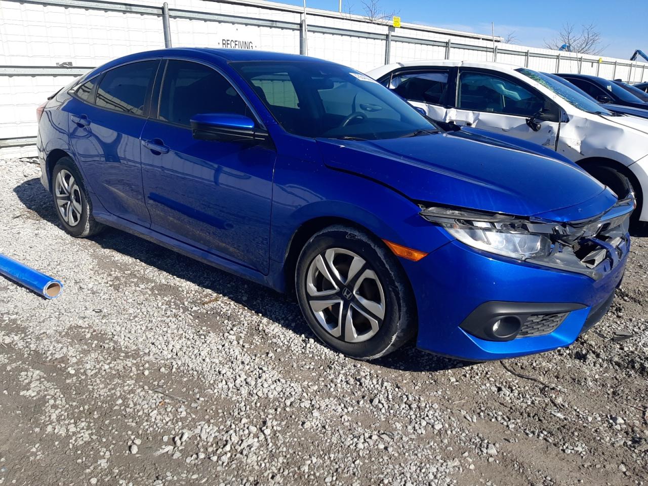 2016 Honda Civic VIN 2HGFC1F43GH640700 Copart auction photo, front end / rear end damage thumbnail 4