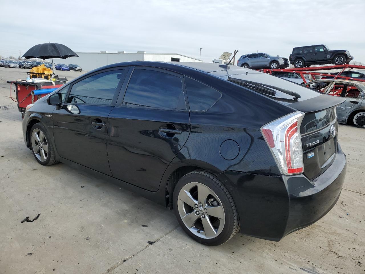 2013 Toyota Prius VIN JTDKN3DU9D5616409 Copart auction photo, vandalism / rear end damage thumbnail 2