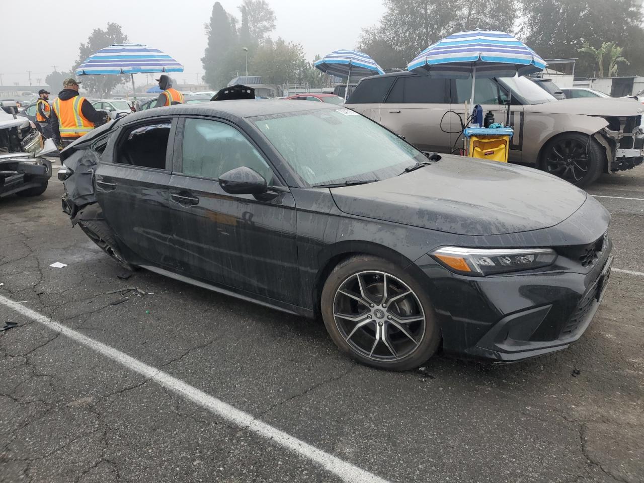 2023 Honda Civic VIN 19XFL2H83PE018498 Copart auction photo, side / rear end damage thumbnail 4