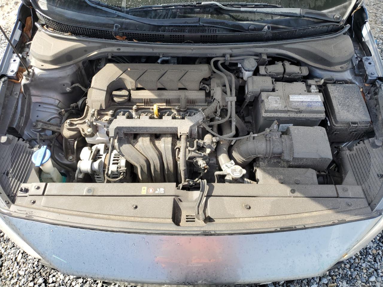 2020 Hyundai Accent VIN 3KPC24A69LE108243 Copart auction photo, front end / undercarriage damage thumbnail 11