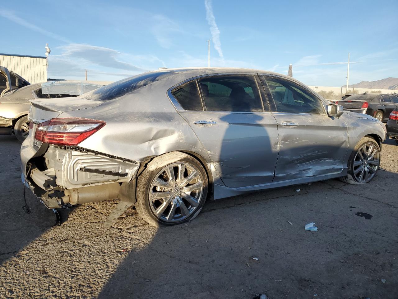 2017 Honda Accord VIN 1HGCR3F92HA013544 Copart auction photo, all over damage thumbnail 3