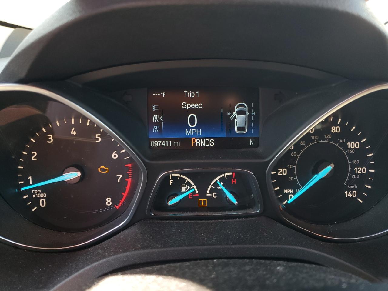 2017 Ford Escape VIN 1FMCU0JDXHUA13020 Copart auction photo, front end damage thumbnail 9