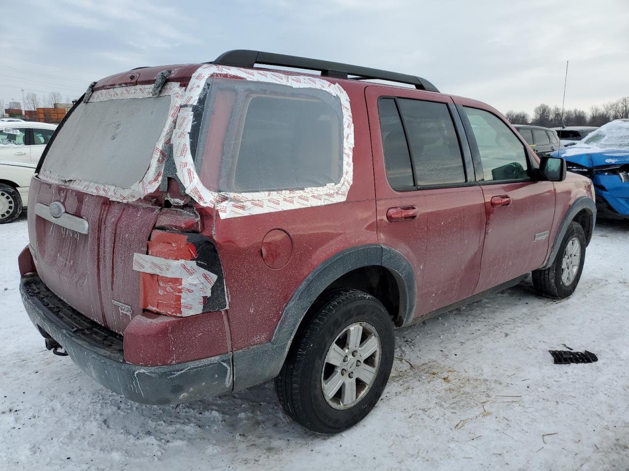 2007 Ford Explorer VIN 1FMEU73E87UB07788 Copart auction photo, rear end damage thumbnail 3