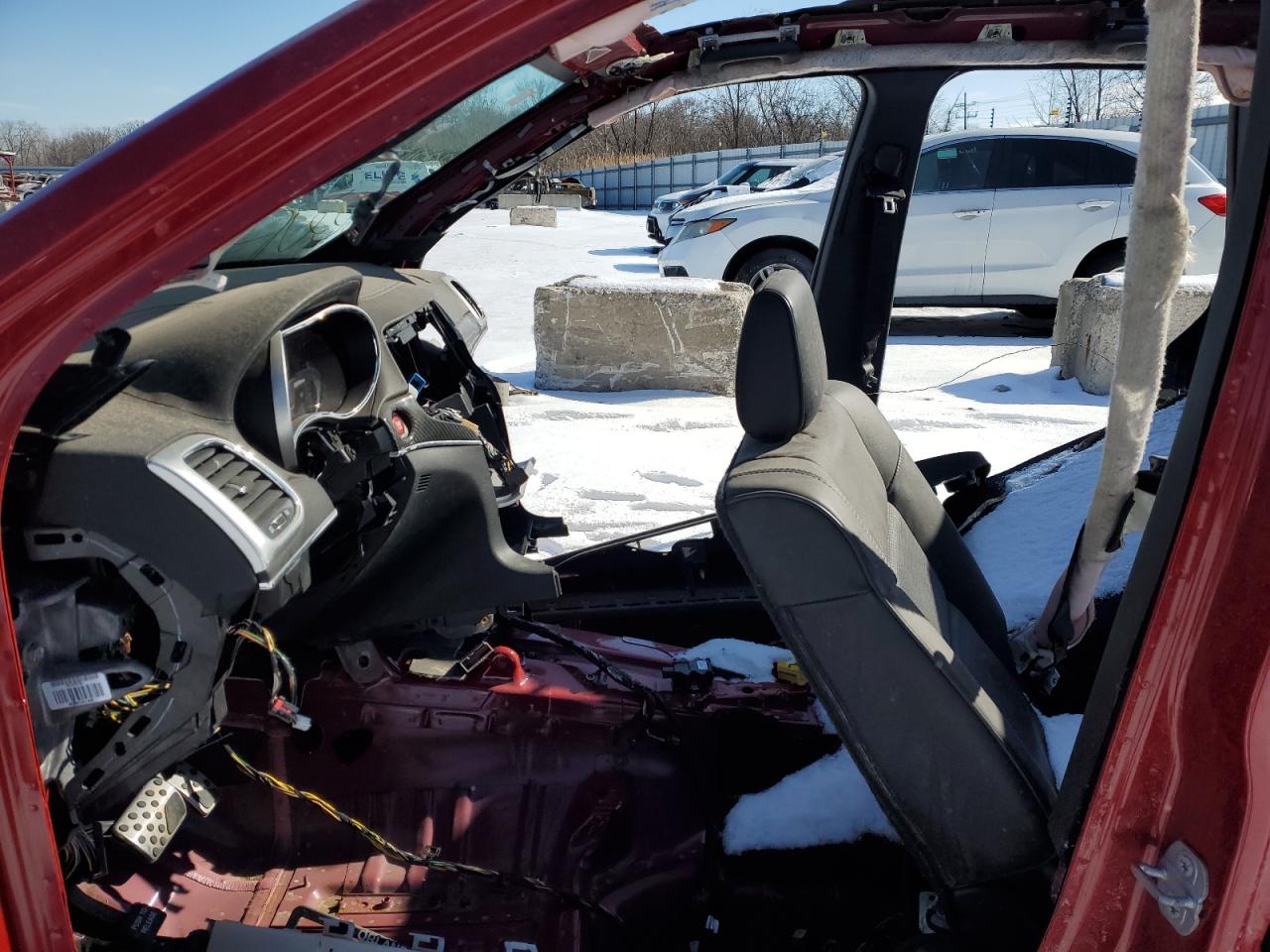 2014 Jeep Grand Cherokee VIN 1C4RJFDJ4EC333494 Copart auction photo, vandalism / stripped damage thumbnail 7