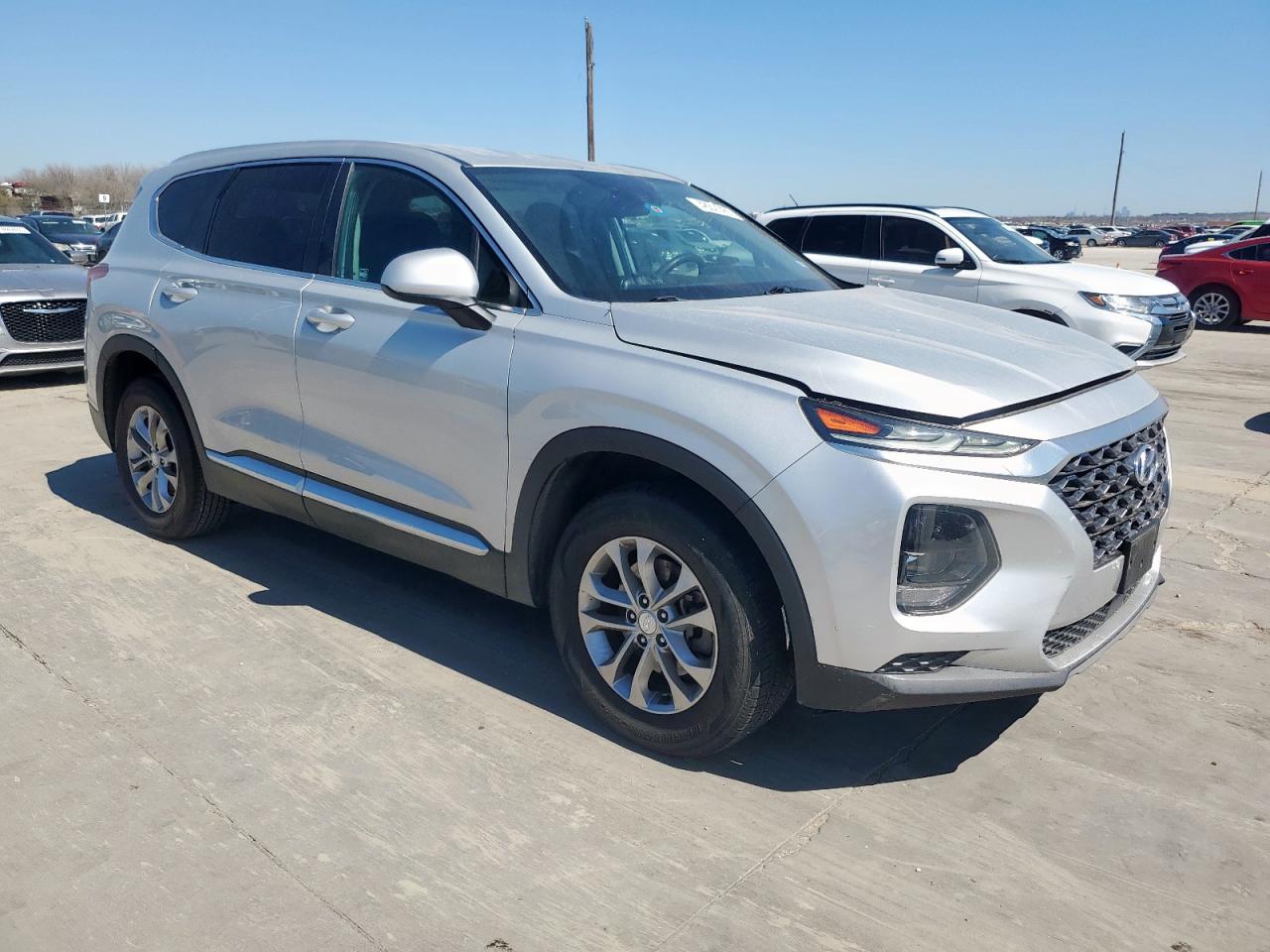 2019 Hyundai Santa Fe VIN 5NMS23AD9KH088328 Copart auction photo, side damage thumbnail 4