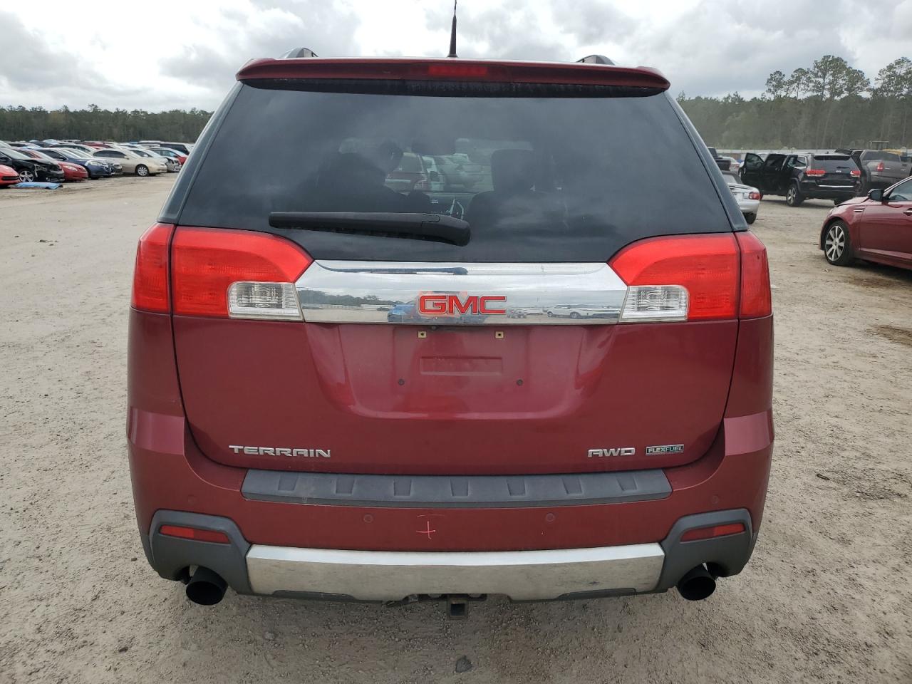 2011 GMC Terrain VIN 2CTFLXE57B6313706 Copart auction photo, front end / side damage thumbnail 6