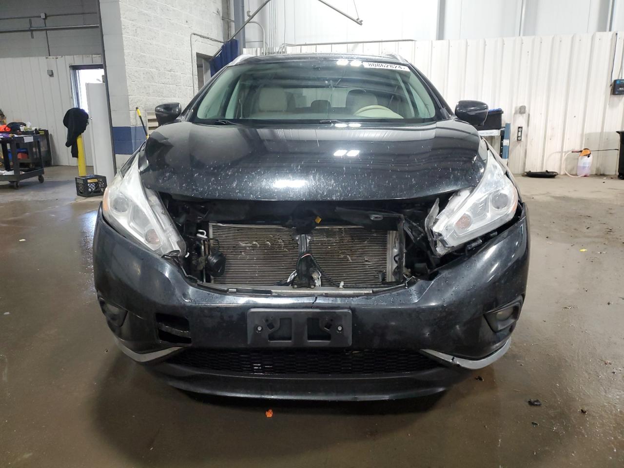 2016 Nissan Murano VIN 5N1AZ2MH9GN166760 Copart auction photo, front end damage thumbnail 5