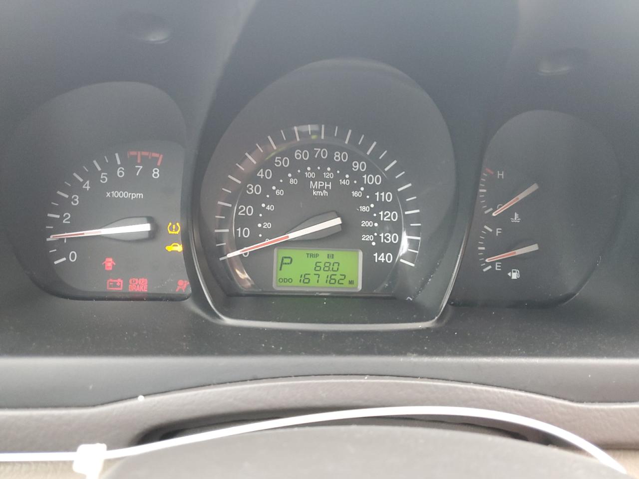 2009 KIA Spectra VIN KNAFE222X95661649 Copart auction photo, side / front end damage thumbnail 9