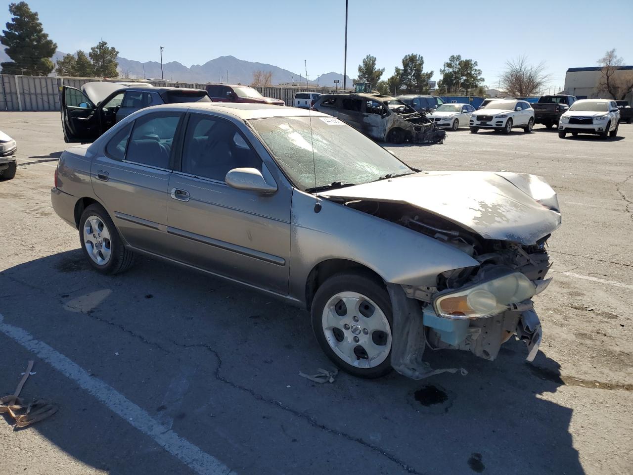 2004 Nissan Sentra VIN 3N1CB51A44L560532 Copart auction photo, front end damage thumbnail 4