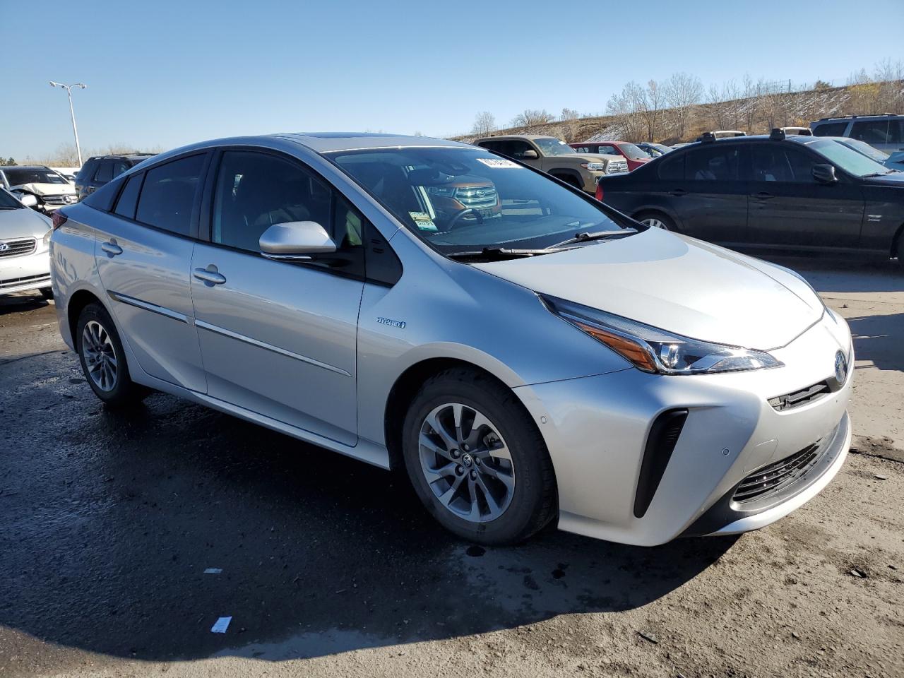 2021 Toyota Prius VIN JTDKAMFU5M3140461 Copart auction photo, rear end damage thumbnail 4