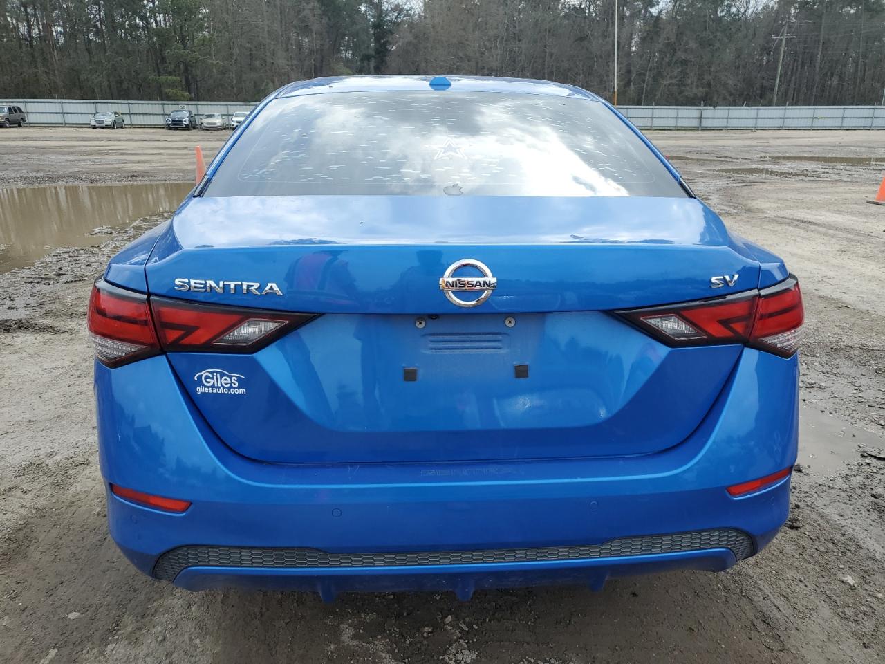 2022 Nissan Sentra VIN 3N1AB8CV7NY288247 Copart auction photo, side / front end damage thumbnail 6