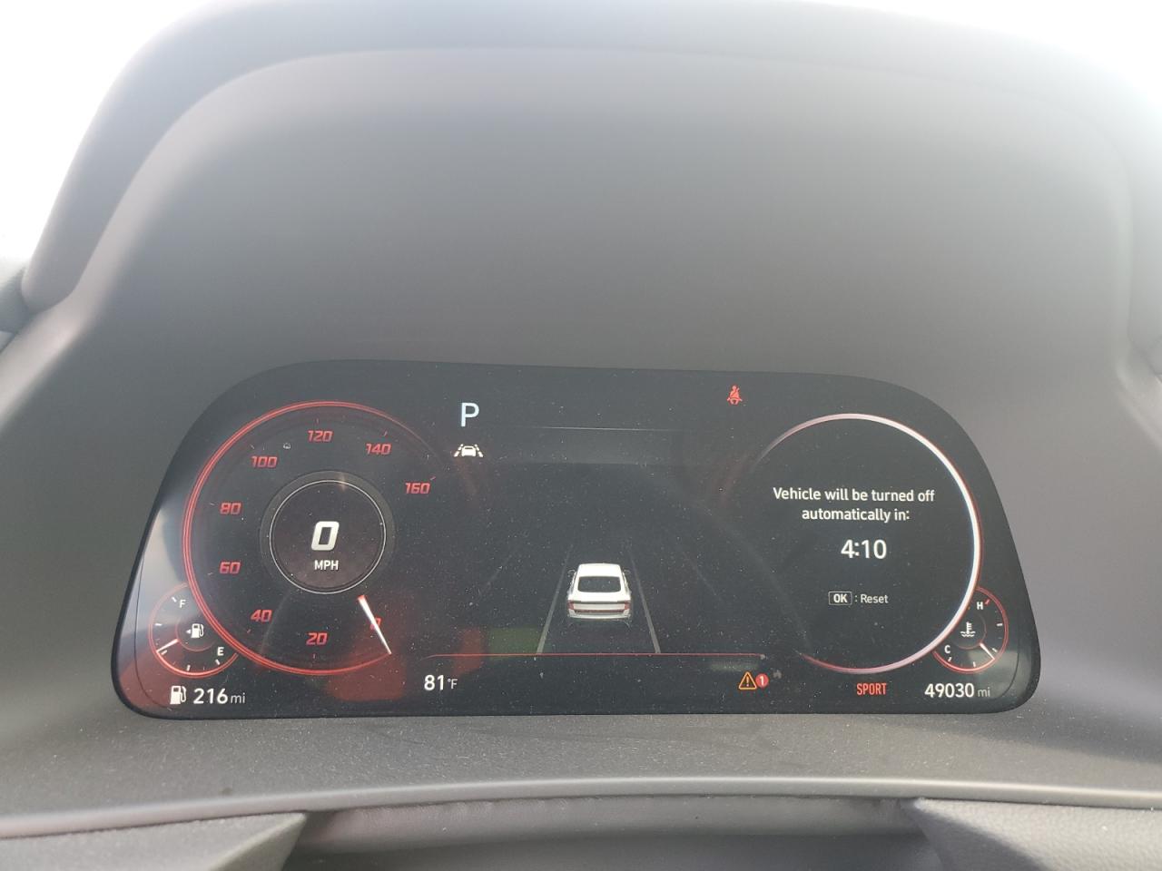 2020 Hyundai Sonata VIN 5NPEF4JA6LH035264 Copart auction photo, rear end damage thumbnail 9