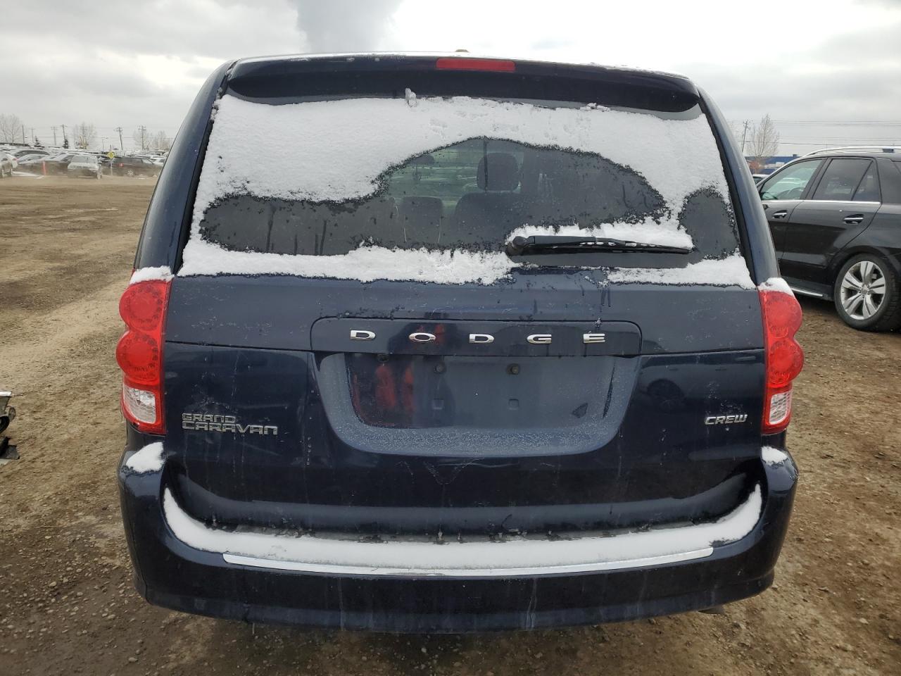 2013 Dodge Caravan VIN 2C4RDGDG7DR635319 Copart auction photo, front end / side damage thumbnail 6