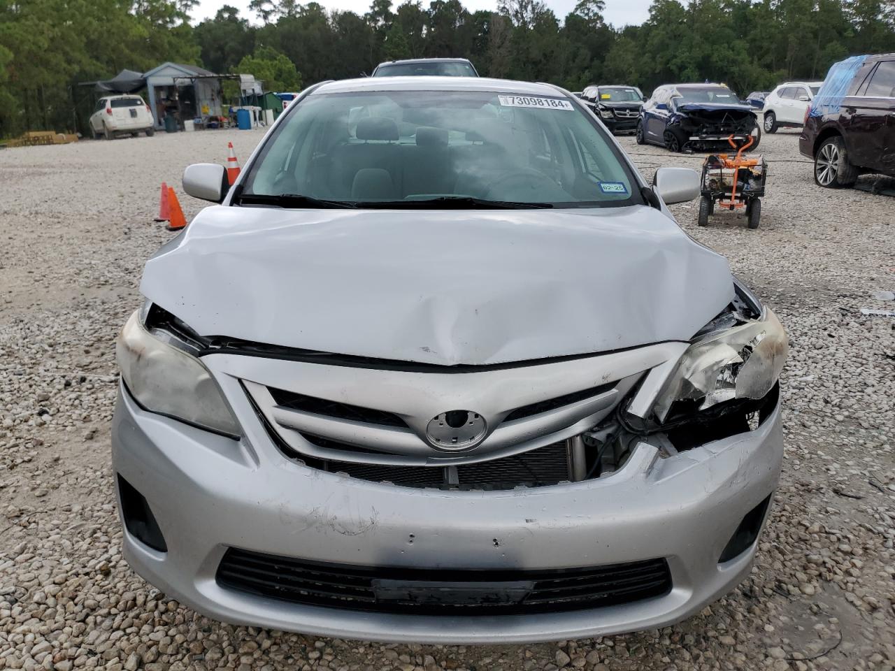 2011 Toyota Corolla VIN 2T1BU4EE7BC709364 Copart auction photo, front end damage thumbnail 5