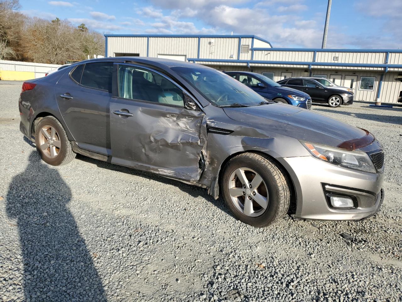 2015 KIA Optima VIN 5XXGM4A77FG358337 Copart auction photo, all over damage thumbnail 4