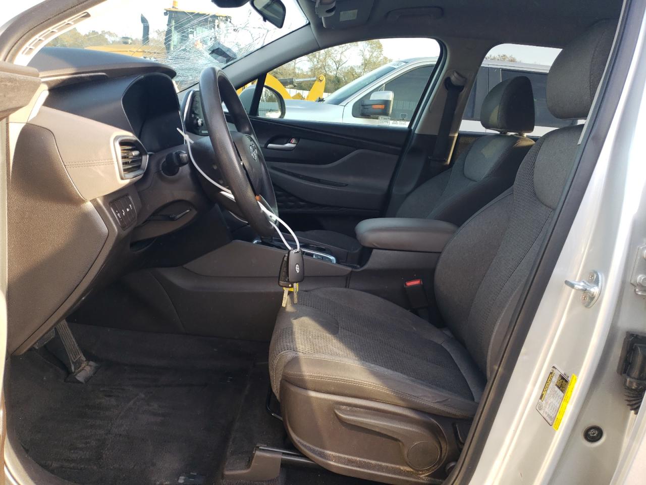 2019 Hyundai Santa Fe VIN 5NMS23AD6KH014249 Copart auction photo, top/roof damage thumbnail 7