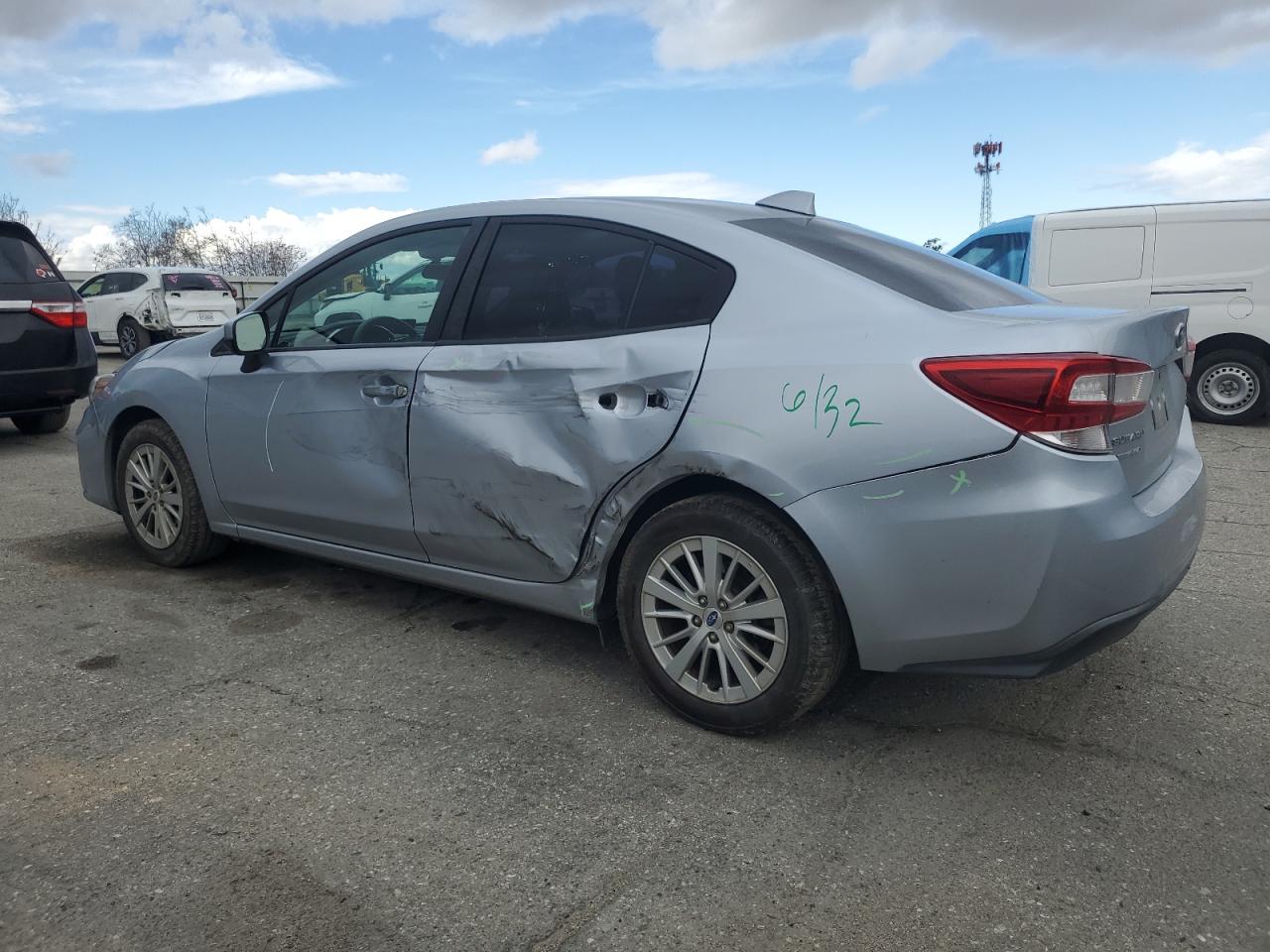 2018 Subaru Impreza VIN 4S3GKAD63J3624467 Copart auction photo, side / rear end damage thumbnail 2